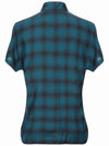 Ombre Plaid Short Sleeve Shirt - HELMUT LANG - BALAAN 7