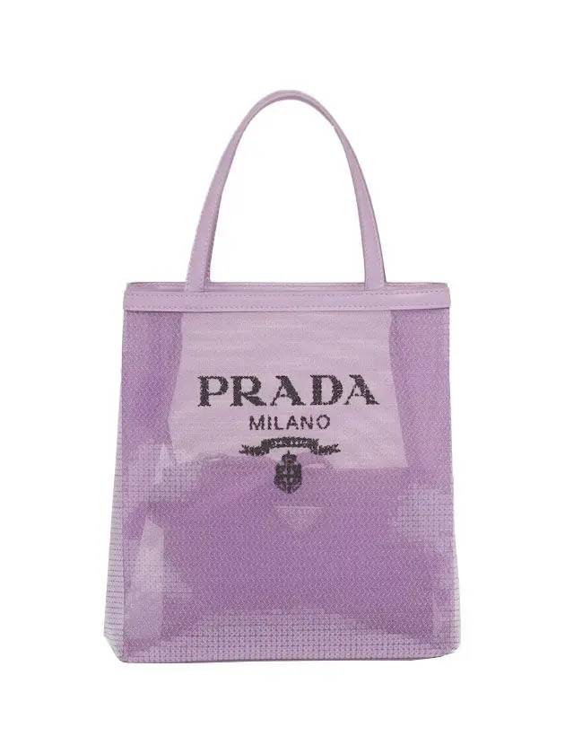 Small Sequin Mesh Tote Bag Lily - PRADA - BALAAN 3