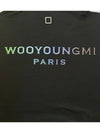 Black Gradient Embossed Back Logo Hooded Sweatshirt W241TS38736B - WOOYOUNGMI - BALAAN 3