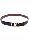 Men's Gancini Doublesided Belt - SALVATORE FERRAGAMO - BALAAN 4