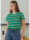 ANC STRIPE HALF T SHIRT GREEN - ANOETIC - BALAAN 2