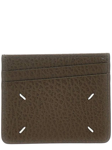 Four Stitch Card Wallet Brown - MAISON MARGIELA - BALAAN 1