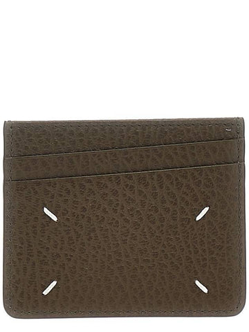 Four Stitch Card Wallet Brown - MAISON MARGIELA - BALAAN 1