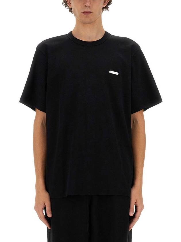 Helmut Lang Metal Logo T-Shirt - HELMUT LANG - BALAAN 1