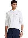 Embroidered Logo Jersey Hoodie White - POLO RALPH LAUREN - BALAAN 2