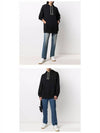 Farrin Face Oversized Hoodie Black - ACNE STUDIOS - BALAAN 5