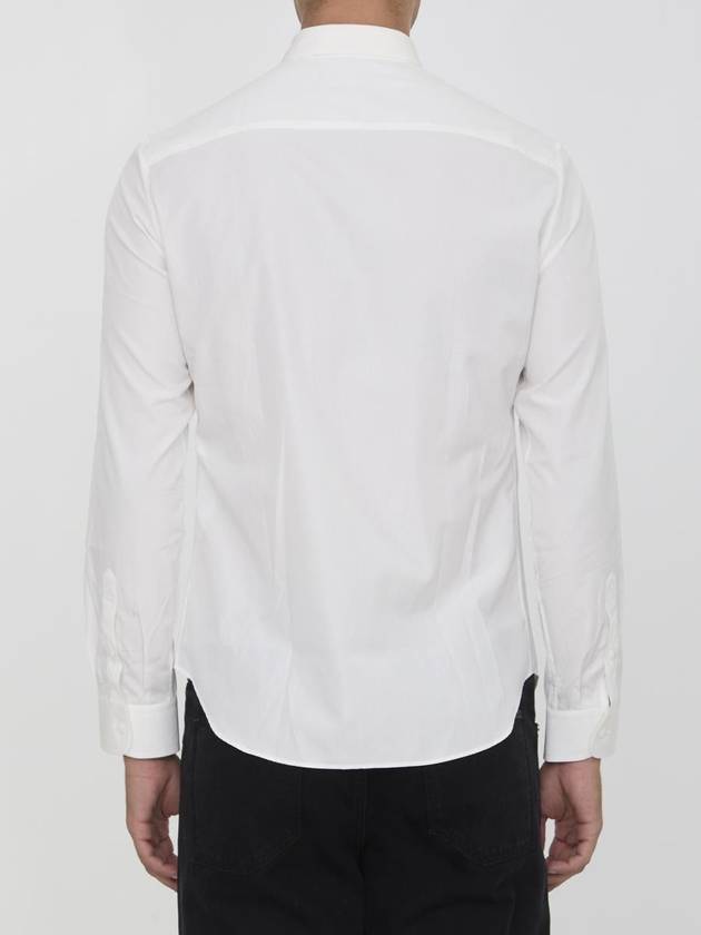 Cotton Poplin Shirt - GUCCI - BALAAN 4