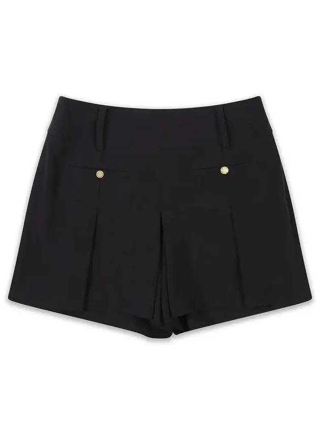 Golfwear Button Point Culotte Skirt Black - ONOFF - BALAAN 1