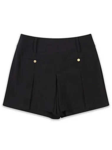 Golfwear Button Point Culotte Skirt Black - ONOFF - BALAAN 1