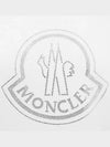 Crystal Logo Cotton Sweatshirt Off White - MONCLER - BALAAN 5