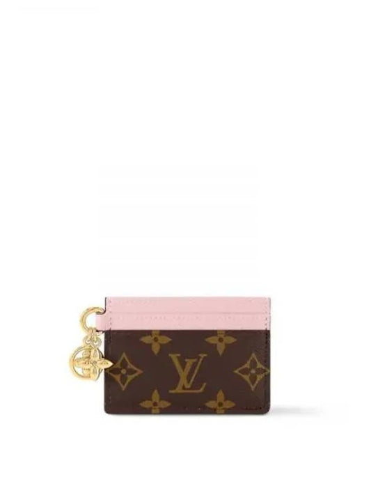 LV Charm Monogram Card Wallet Pink Brown - LOUIS VUITTON - BALAAN 2