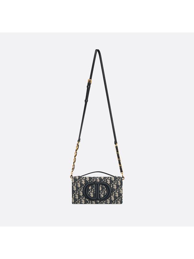 CD Signature Jacquard Mini Bag Blue - DIOR - BALAAN 5