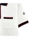 Color Block Polo Shirt White - MONCLER - BALAAN 5