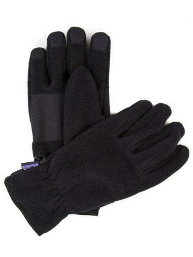 Synchilla Fleece Gloves Black - PATAGONIA - BALAAN 1