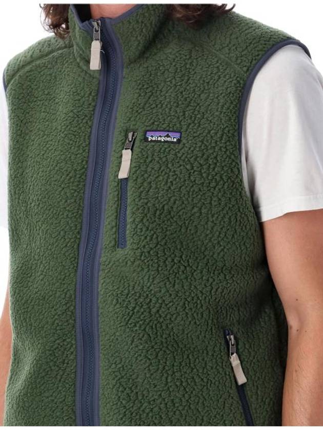 Men's Retro Pile Vest Green - PATAGONIA - BALAAN 4