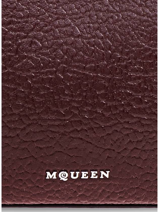 Alexander McQueen Bag T-Bar Mini, Women's, Burgundy - ALEXANDER MCQUEEN - BALAAN 6