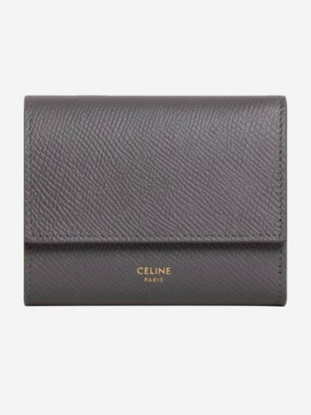 Women s Logo Bicycle Wallet Gray 10B573BEL - CELINE - BALAAN 1