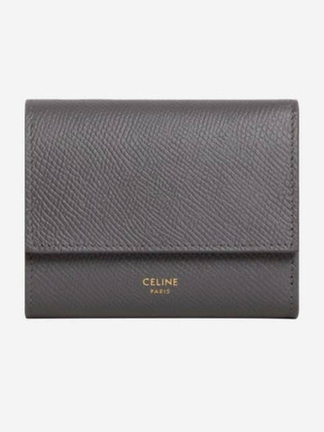 Women s Logo Bicycle Wallet Gray 10B573BEL - CELINE - BALAAN 1