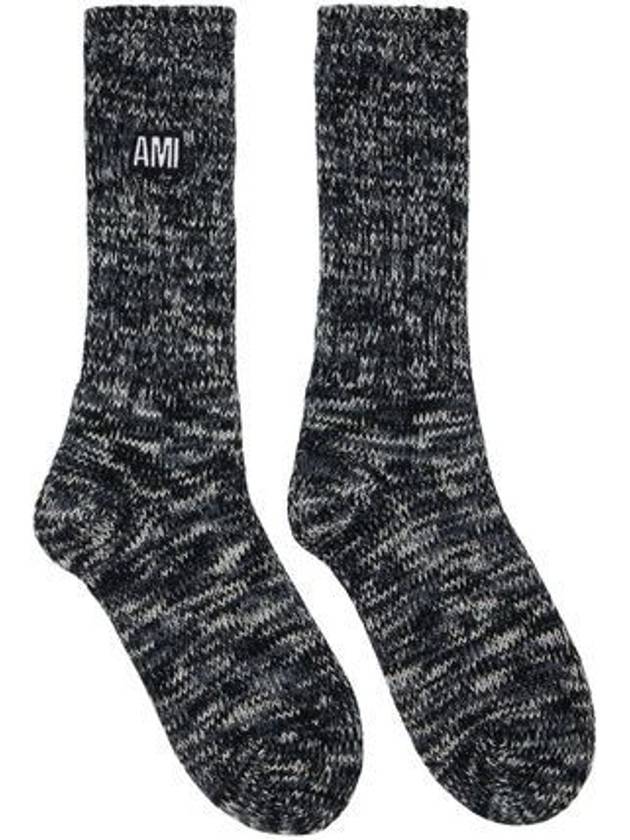 AMI PARIS SOCKS AMI PATCH SOCKS - AMI - BALAAN 1