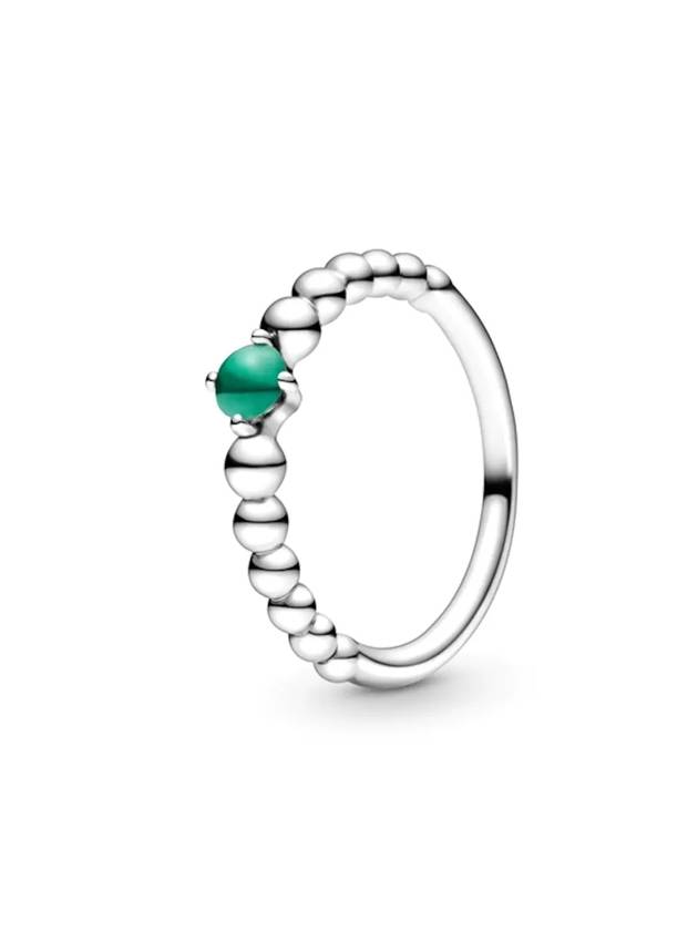 Beaded Ring Sterling Silver Rain Forest - PANDORA - BALAAN.