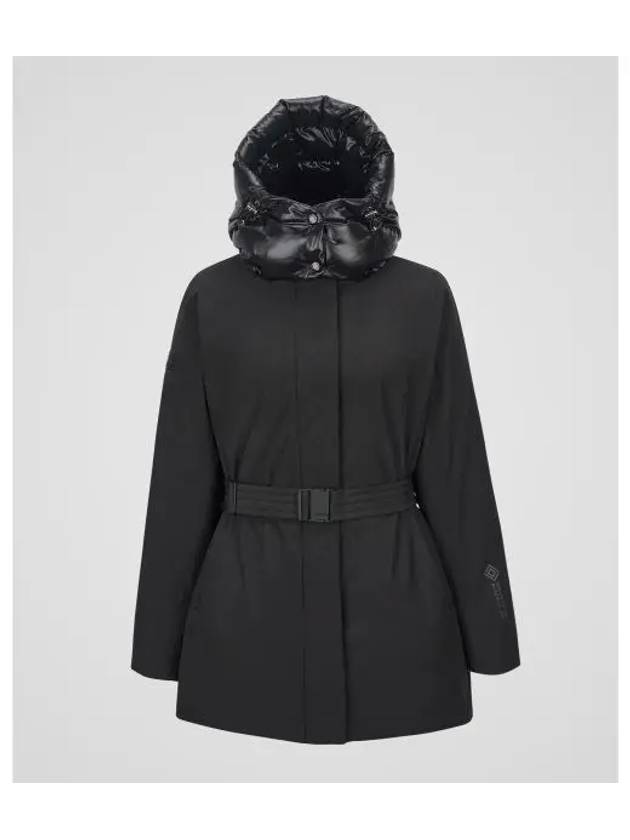 Points 5 Cortina Mid Black Women s Down Jacket - DUVETICA - BALAAN 1