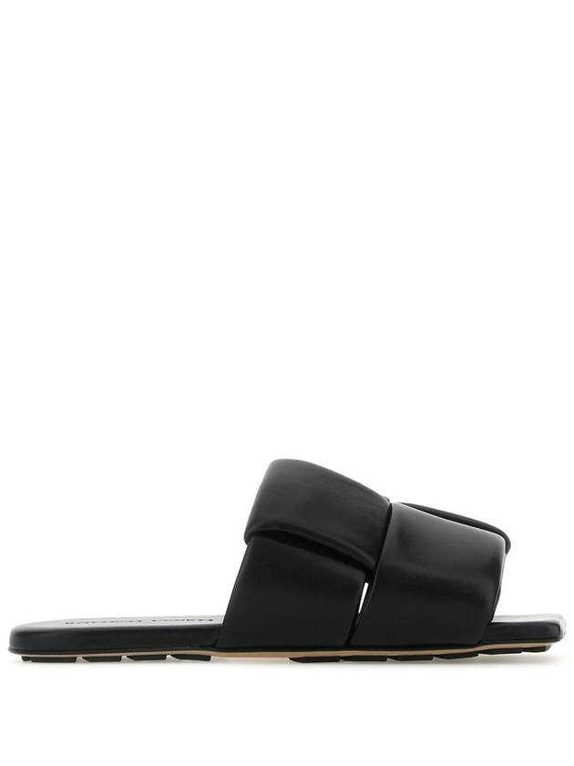 Men's Patch Mule Slippers Black - BOTTEGA VENETA - BALAAN 2