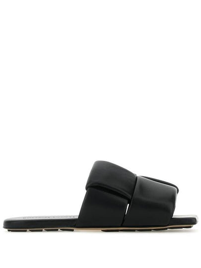 Men's Patch Mule Slippers Black - BOTTEGA VENETA - BALAAN 2