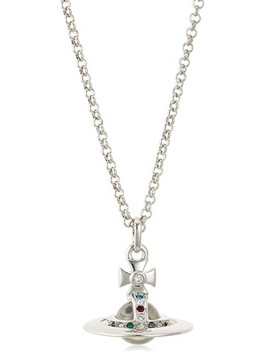 ORB Tiny Pendant Necklace Silver - VIVIENNE WESTWOOD - BALAAN.