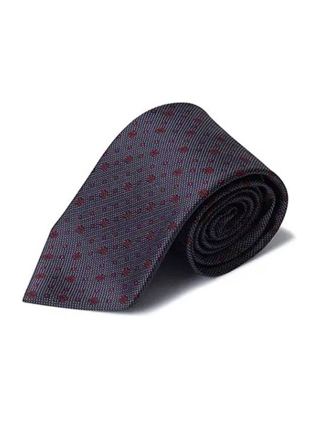 GG Dot Pattern Silk Tie Navy - GUCCI - BALAAN 3