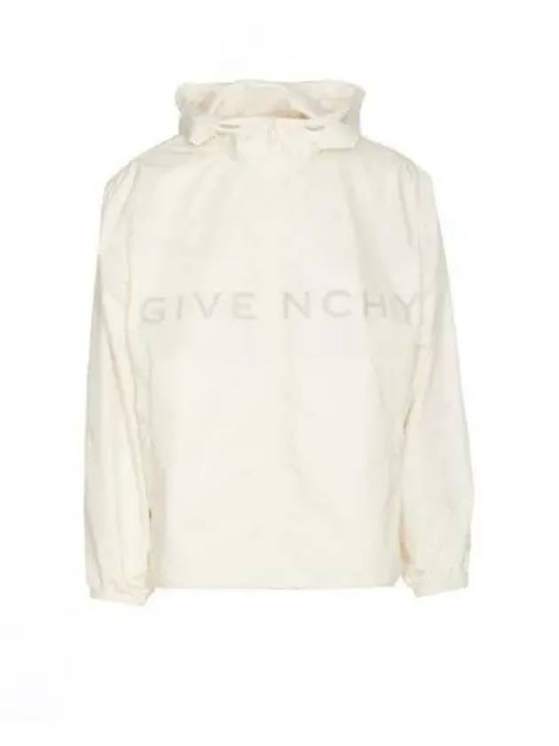 Maxi Logo Windbreaker Off White - GIVENCHY - BALAAN 2