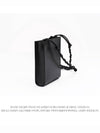 Tangle Smooth Leather Small Cross Bag Black - JIL SANDER - BALAAN 4