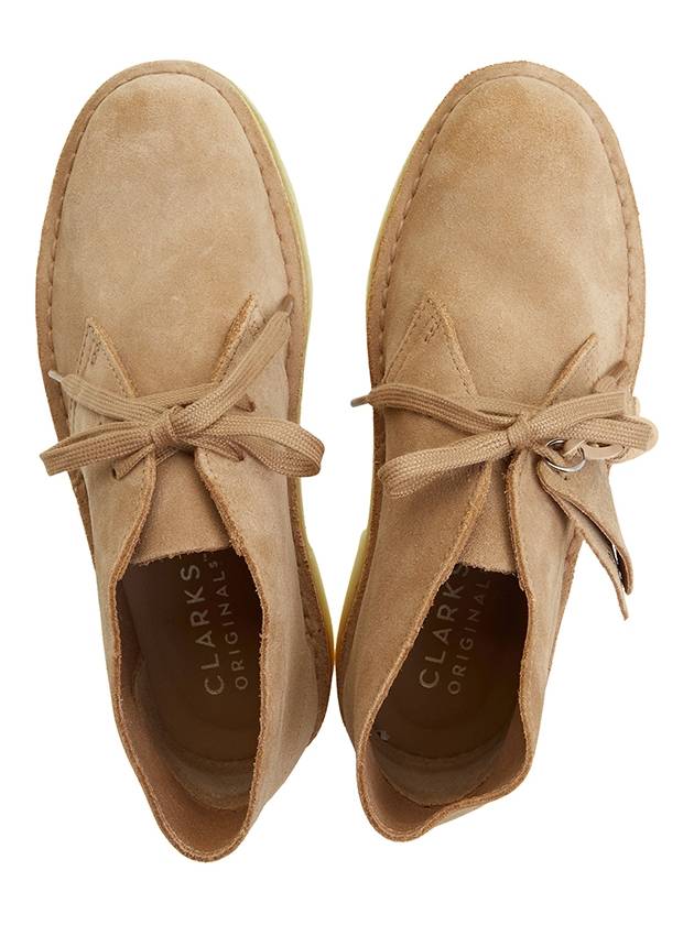 Suede Desert Middle Boots Beige - CLARKS - BALAAN 3