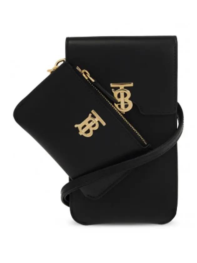 TB Multi Phone Pouch Mini Bag Gold Black - BURBERRY - BALAAN 4