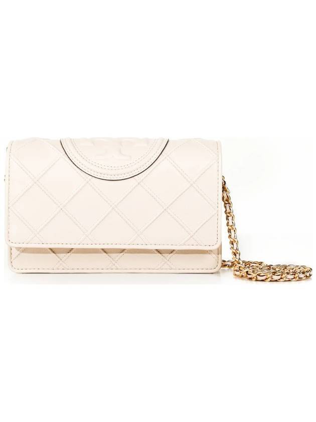 Women's Fleming Soft Chain Cross Bag Ivory - TORY BURCH - BALAAN 1