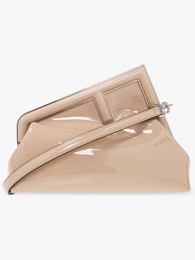 First Midi Clutch Bag Beige - FENDI - BALAAN 4