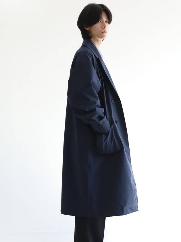 Oversized Seine Raincoat Navy - IFELSE - BALAAN 3