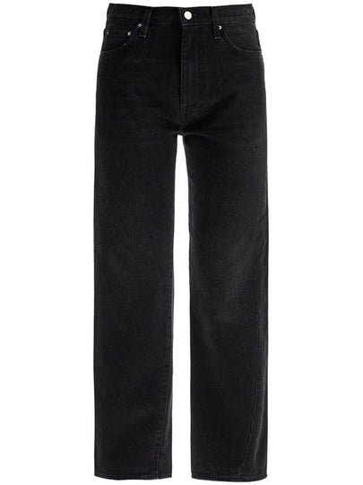 Women's Twisted Seam Jeans Black - TOTEME - BALAAN 2