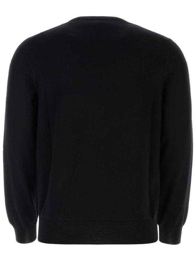 Logo Embellished Crewneck Sweatshirt Black - ALEXANDER MCQUEEN - BALAAN 3