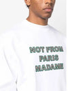 Drold Monsieur Slogan Sweatshirt White SW113 CO001 - DROLE DE MONSIEUR - BALAAN 2