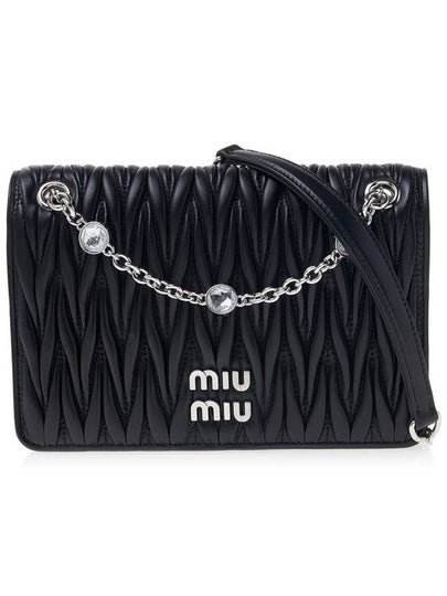 Materasse Nappa Leather Mini Bag Black - MIU MIU - BALAAN 2