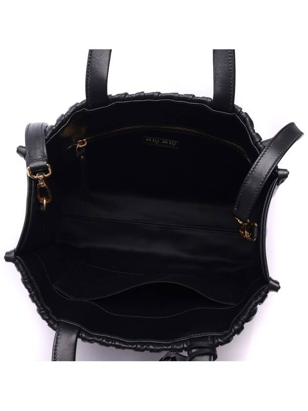 Matelasse Nappa Leather Tote Bag Black - MIU MIU - BALAAN 7