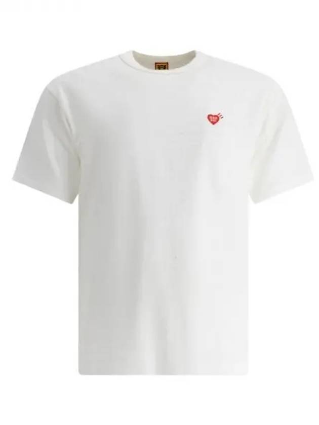 Heart logo cotton t shirt 270461 - HUMAN MADE - BALAAN 1