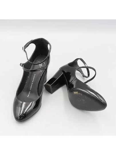 Black color patent leather high heel shoes 220MM - GIUSEPPE ZANOTTI - BALAAN 2