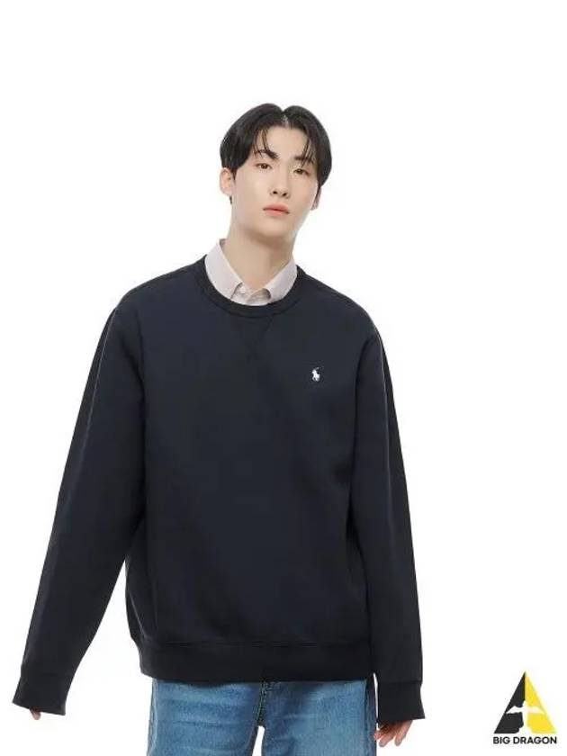 Double knit sweatshirt navy - POLO RALPH LAUREN - BALAAN 1