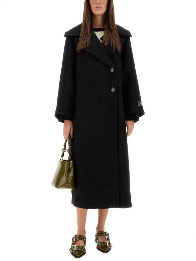 Ganni Boucle Coat - GANNI - BALAAN 2