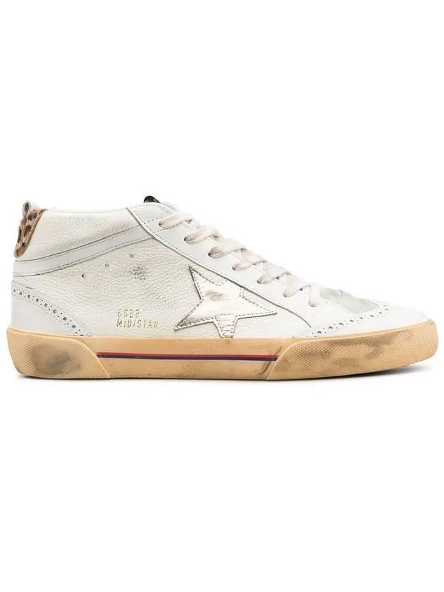 Mid-Star Classic High Top Sneakers Ivory White - GOLDEN GOOSE - BALAAN 2