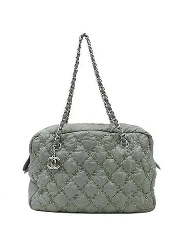 silver shoulder bag - CHANEL - BALAAN 1