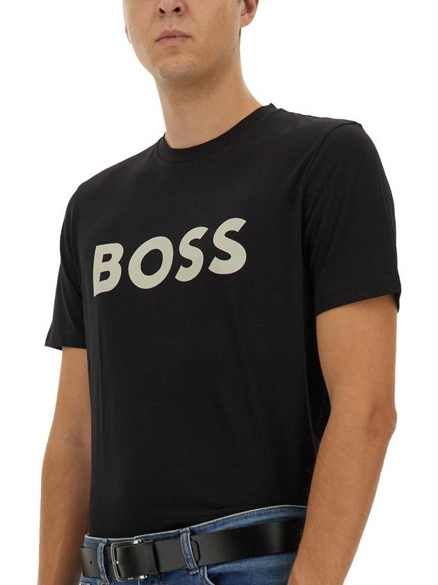 T-SHIRT CON LOGO - HUGO BOSS - BALAAN 8