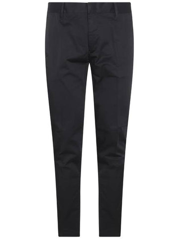 23 fw Black Cotton Blend Pants 8N1P151NJ7Z0999 B0480548822 - EMPORIO ARMANI - BALAAN 1