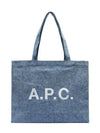 Diane Washed Denim Eco Shoulder Bag Indigo - A.P.C. - BALAAN 1